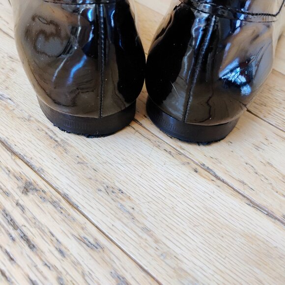 Cole Haan / Nike Air Black Patent Leather Penny Loafers 6.5 - Picture 5 of 5
